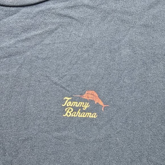 Tommy‎ Bahama Relax Tshirt Men Large Blue Short Sleeve Lobster Surfin' the Net - Picture 3 of 9